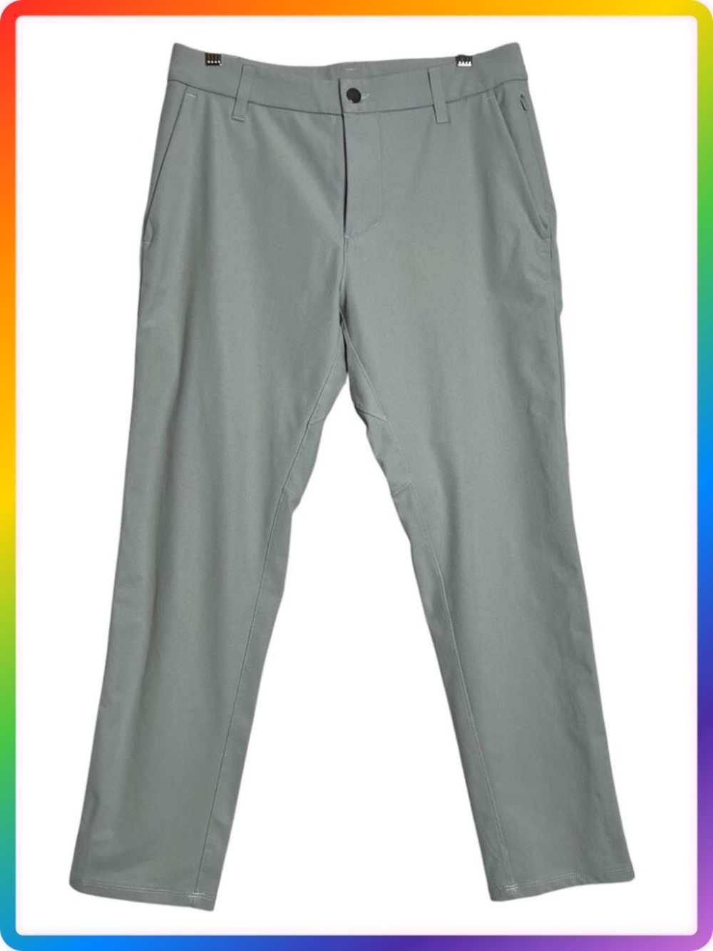 Lululemon Commission Pant Classic Fit SIZE 30x28 Grey Warpstreme Chino